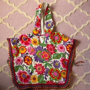 Mini Boden Hooded terrycloth Poncho - size small